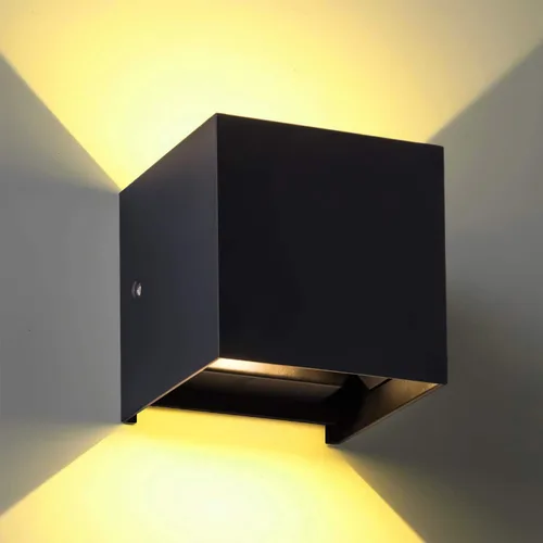 Vista 12 de Lámpara de pared LED impermeable de aluminio, luz impermeable para exteriores, 20 W, 100-277 V, 2800K-3000K (no regulable), luz de pared