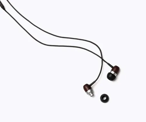 Vista 3 de Symphonized Auriculares de madera premium con cable (conector de 0.138 in) Sonido de graves profundos, sonido 3D, control de volumen de micrófono