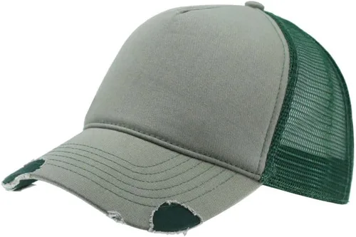 Vista 30 de The Vintage Year Gorra de béisbol ajustable de los deportes del camionero de la malla estructurada del algodón liso Negro