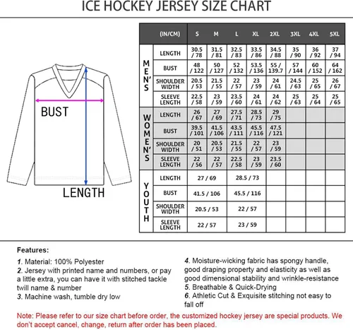 Vista 3 de Camiseta personalizada de hockey sobre hielo para hombres, mujeres y jóvenes, número de nombre personalizado, camisas de hockey, uniforme deportivo