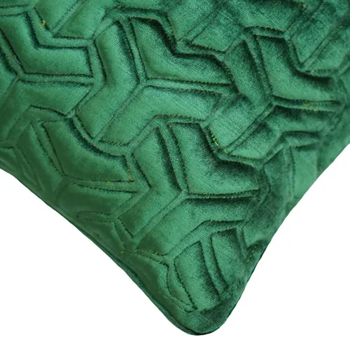 Vista 7 de The HomeCentric Funda de almohada con cremallera, fundas decorativas de color verde esmeralda de 12 x 12 pulgadas, fundas de almohada acolchadas