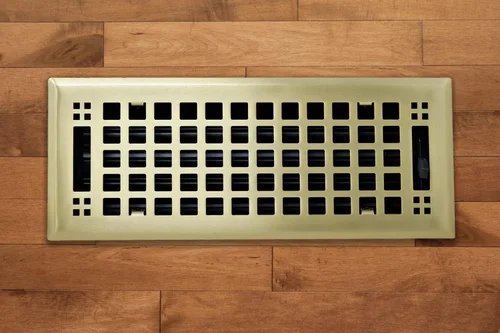 Vista 17 de Madelyn Carter Cubierta de ventilación de estilo artesanal contemporáneo, interior de acero fundido sólido, controla el flujo de aire, 2 x 10 Blanco