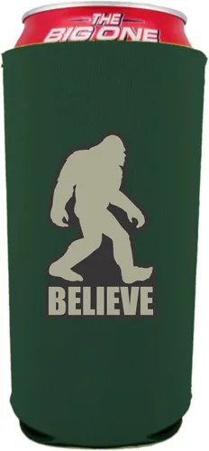 Vista 4 de Bigfoot Believe 24/25oz. Can Coolie (negro)