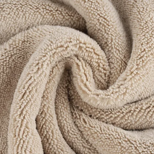 Vista 5 de POLYTE Toalla de baño de microfibra de secado rápido sin pelusas, 57 x 30 pulgadas, paquete de 4 (beige)