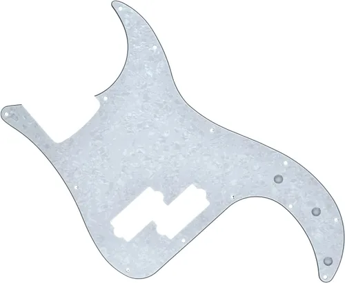 Vista 10 de KAISH Golpeador de 13 agujeros estilo P Bass, placa de rasguño PB para bajo Precision P Bass de USA/México con perla de abulón