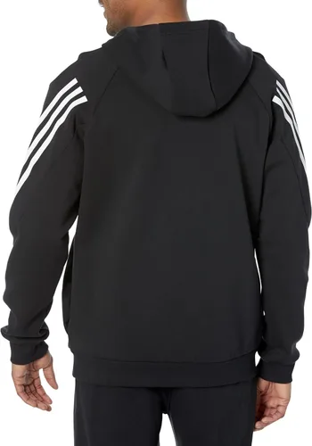 Vista 2 de adidas Men's Future Icon 3-Stripes Full-Zip Hoodie