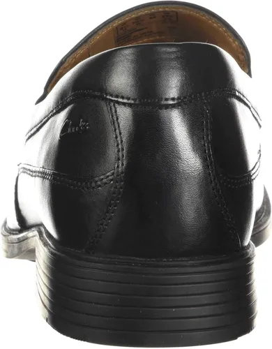 Vista 3 de Clarks Tilden - Mocasines sin cordones para hombre Negro