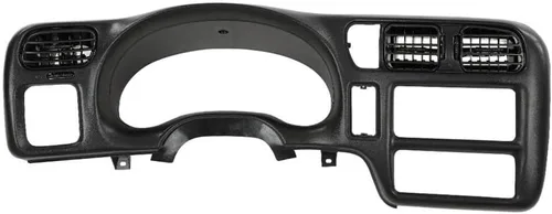 Vista 14 de CHEDA - Bisel de tablero compatible con Chevy S10 GMC Sonoma Jimmy Blazer 1998-2004 No se ajusta a doble DIN Gris