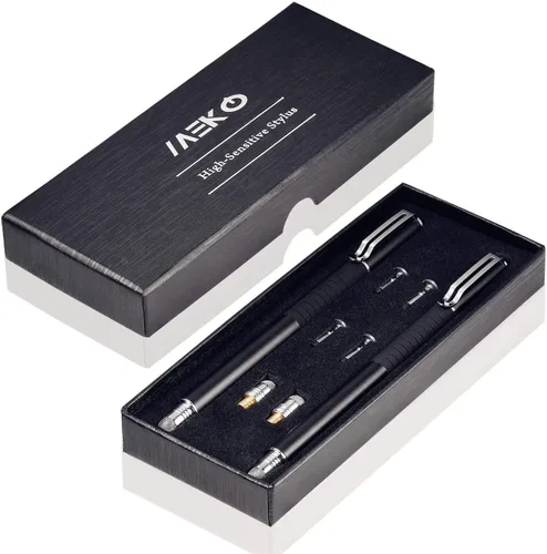 Vista 5 de MEKO Lápiz Universal, [Serie de Precisión 2 en 1] Lápices con Punta de Disco para Pantalla Táctil para Todas las Pantallas Táctiles Capacitivas