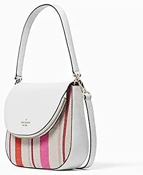 Vista 3 de Kate Spade Leila rayas lona mediana hombro bolso de mujer