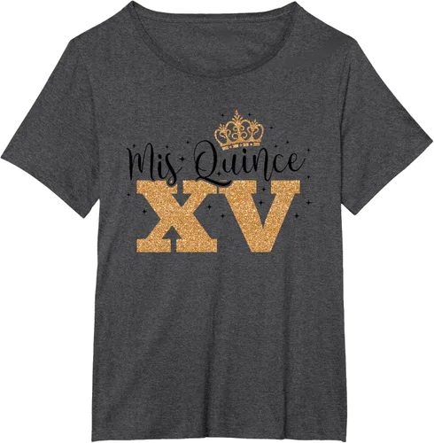 Vista 23 de Camiseta de quinceañera Mis Quince para cumpleaños número 15 Blanco