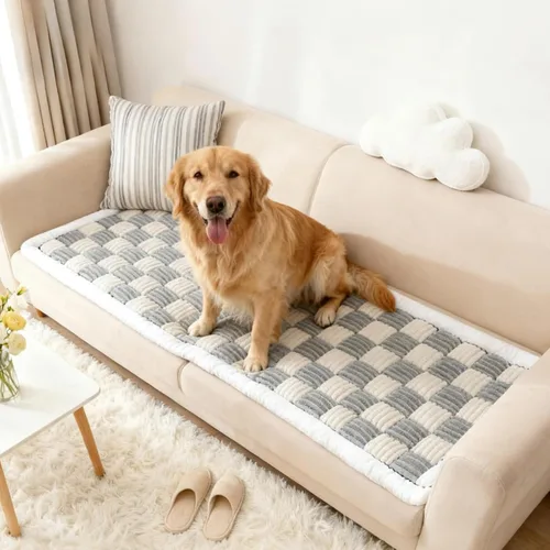Vista 7 de Funda protectora de sofá para perros, fundas de sofá para perros, cojín de sofá para perros, lavable, alfombrilla para mascotas, fundas de sofá