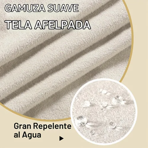 Vista 4 de H.VERSAILTEX Funda elástica de gamuza para sillón, fundas de cojín para sofá seccional, fundas de sofá para mascotas lavables