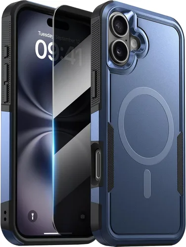 Vista 41 de Diaclara Funda diseñada para iPhone 12/iPhone 12 Pro, [con protector de pantalla de privacidad] [antiespía]