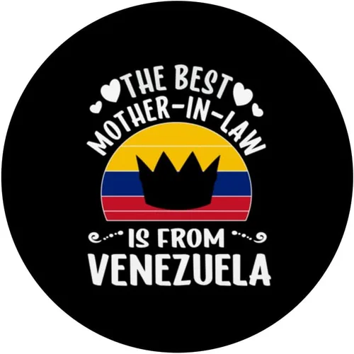 Vista 3 de La mejor suegra es Venezolana Venezuela Día de la Madre PopSockets intercambiable PopGrip