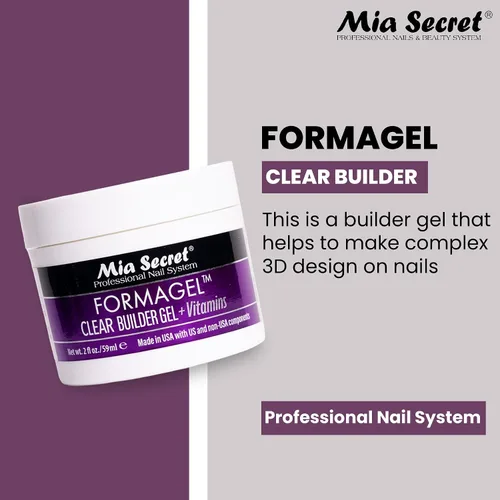 Vista 2 de Mia Secret FORMAGEL Builder Gel 2oz - Transparente