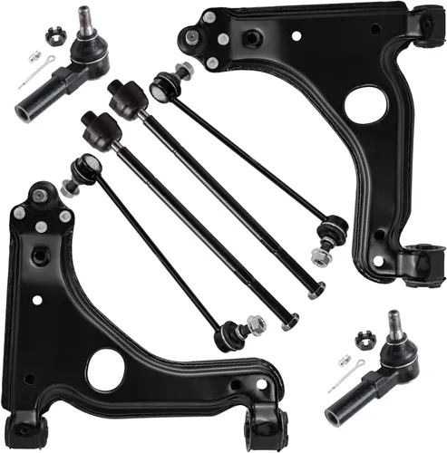 Vista 43 de Detroit Axle - Kit de brazos de control de extremo de 8 piezas para Toyota 2001-2003 Highlander 2002-2003 Camry Lexus ES300, 2 conjuntos de brazos