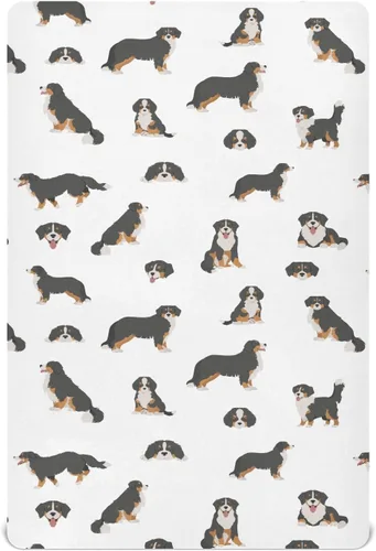 Vista 26 de English Bulldog - Sábanas transpirables para colchón de cuna, suaves y transpirables de 39 x 27 x 5 pulgadas Color: 12