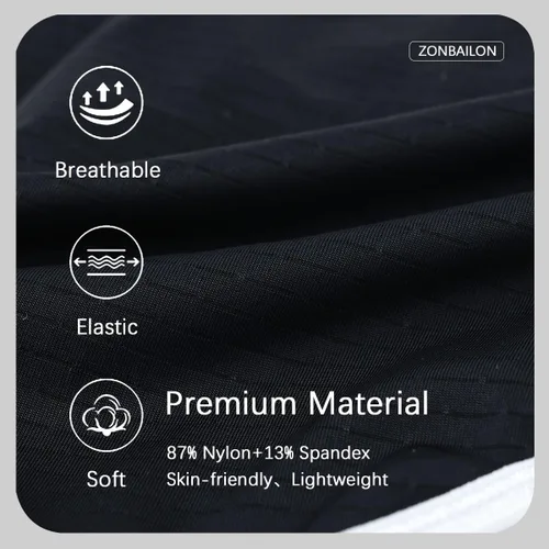 Vista 3 de ZONBAILON Ropa interior para hombre, bolsa elástica, sexy, de tiro bajo, con aumento de abultamiento