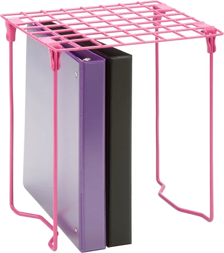 Vista 5 de Honey-Can-Do SHF-03494 Estante plegable para casillero, negro, 10 libras