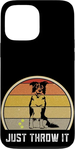 Vista 23 de iPhone 16 Just Throw It Border Collie Women Men Herding Dog Ball Fetch Case
