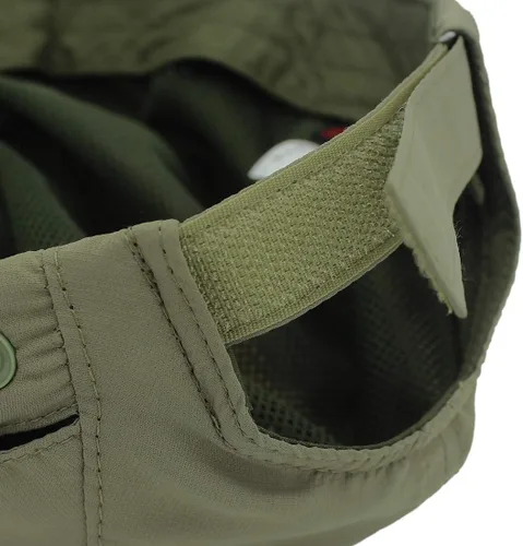 Vista 4 de LLmoway Gorra de sol de pesca safari para hombres y mujeres con solapa extraíble para el cuello de secado rápido