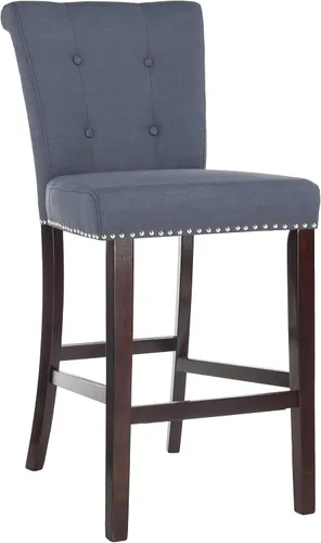 Vista 13 de Safavieh Taylor Taburete de bar, beige/espresso