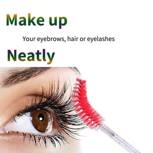 Vista 9 de YITOU - Cepillo de pestañas, brochas de maquillaje desechables, brochas de rímel, cepillo de pestañas de ojos, kit aplicador de varitas de cristal