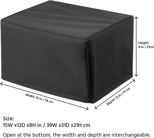 Vista 2 de Funda protectora resistente al agua compatible con HP Canon Epson (15Wx12Dx8H)