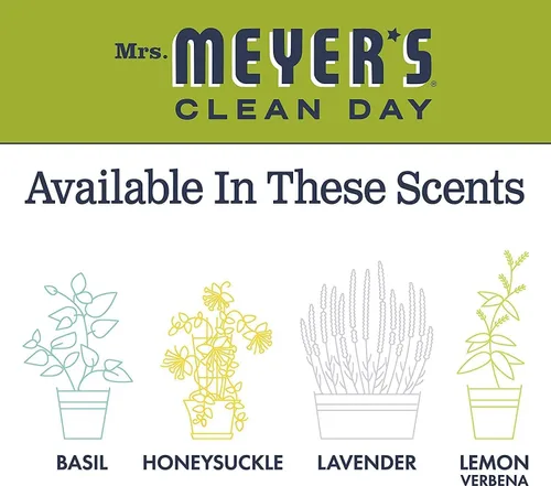 Vista 5 de Mrs. MEYER'S CLEAN DAY - Repuesto de jabón líquido para platos Lemon Verbena, 48 onzas líquidas (paquete de 6)