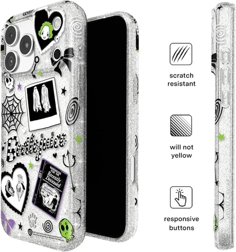 Vista 1246 de VELVET CAVIAR Funda para iPhone 15, compatible con MagSafe, probada contra caídas de 10 pies, fundas protectoras de diseño, leopardo color rosa