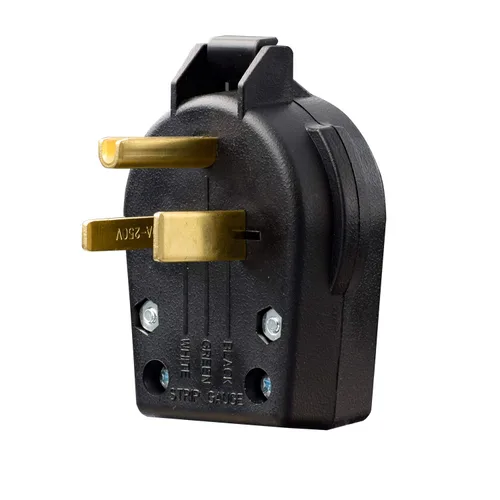 Vista 13 de AIDA Receptáculo de Alimentación de Montaje Empotrado de 30A 250V, NEMA 6-30R, Toma de Corriente de Cuchilla Recta Certificada por UL, con Placa
