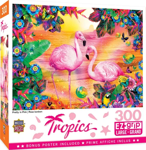 Vista 9 de MasterPieces Rompecabezas EZ Grip de 300 piezas, rompiendo ondas, 18 x 24 pulgadas