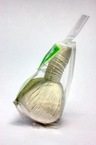 Vista 5 de Thai SPA Herbal HOT Compress terapia de bolas de masaje (Luk Pra Kob) Hecho en Tailandia, 1 unidad (3.53 onzas)