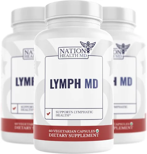 Vista 11 de Lymph MD - Suplemento de drenaje linfático - con bromelina, equinácea, raíz de bardana, diente de león, rutina, algas y más - Soporte del sistema