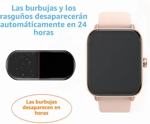 Vista 2 de Protector de pantalla para IDW13 / IDW15 / IDW19 Smart Watch 1.8" (PAQUETE DE 6) película de TPU transparente de cobertura completa compatible
