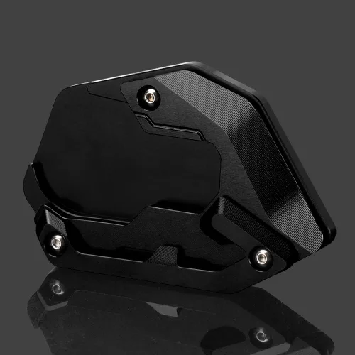 Vista 5 de Para BMW R1250GS Rallye HP R1250GS Adventure 2018-2023 (suspensión baja) motocicleta CNC soporte placa de extensión soporte soporte lateral Negro