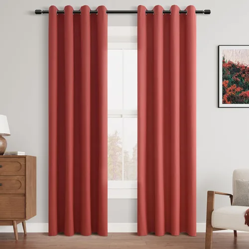 Vista 72 de Beige White Linen Blackout Curtains 90 Length 2 Panels Set for Living Room Bedroom, 100% Black Out Thermal Insulated Linen Drapes, Room Darkening