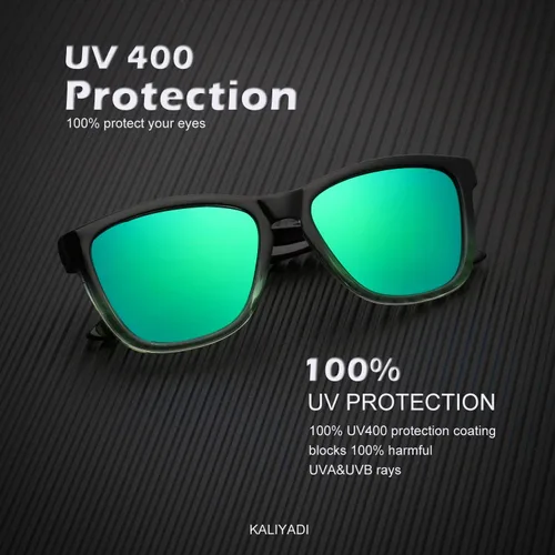 Vista 4 de KALIYADI Gafas de sol unisex polarizadas retro clásicas modernas para hombres y mujeres, gafas de sol para conducir con bloqueo UV, C Negro brillante