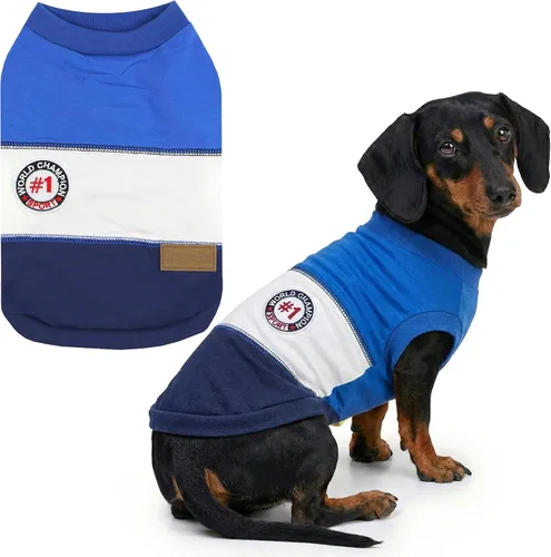 Vista 49 de Parisian Pet Camisa para perro de Amazonia - Ropa de algodón para perros pequeños - Elegante traje tropical para perros - Ropa ligera y suave