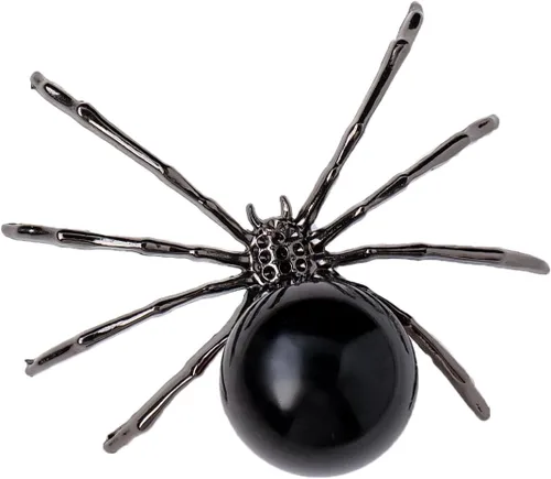 Vista 13 de Runyangshi 1 bola de amatista de cristal natural de 2 pulgadas, hecha a mano, estatua de araña animal, adorno de cristal curativo para decoración