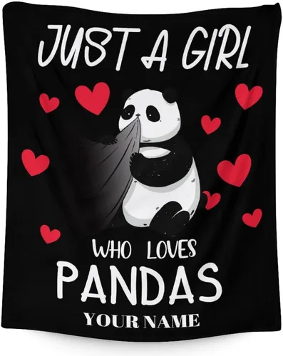 Vista 14 de Manta de panda para regalar – Manta de 30 x 40 pulgadas para niños – Mantas blancas de felpa suave para sofá, oficina