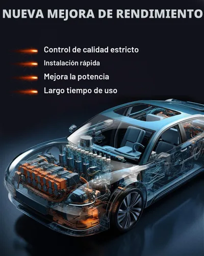 Vista 6 de Inyectores de combustible ECCPP 4 piezas 12 agujeros kit de inyector de combustible 0280158103 apto para 2006-2013 para Mazda 3 2.0L, 2006-2009