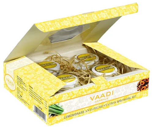 Vista 3 de Vaadi Herbals Lemongrass & Cedarwood Spa Facial Kit 1 Kit