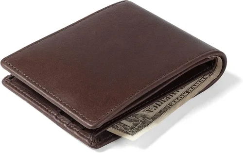 Vista 7 de Leatherology Cartera Bifold Delgada para Hombres Cartera Delgada de Bolsillo Frontal con 6 Ranuras para Tarjetas, Compartimento para Billetes y 2