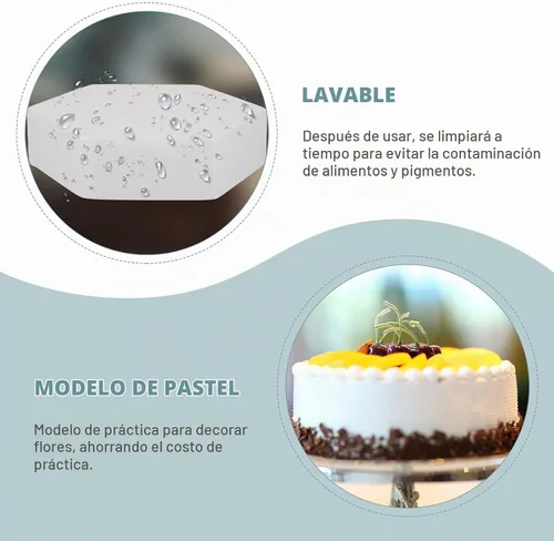 Vista 9 de Juego de 3 muñecos redondos de espuma para tartas de 4, 6, 8 x 2 pulgadas para decorar y exhibir