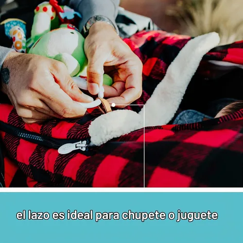 Vista 4 de JJ Cole Funda de asiento de coche de invierno para bebé, funda de asiento de automóvil de invierno para asiento de bebé o cochecito - Fundas