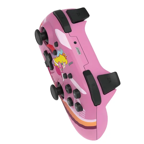 Vista 3 de HORI Wireless HORIPAD (Peach) Pro Controller for Nintendo Switch - Officially Licensed By Nintendo