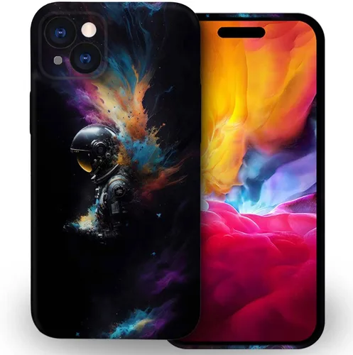 Vista 21 de ZHEGAILIAN Funda compatible con iPhone 11 Pro, funda de planeta astronauta para iPhone 11 Pro, funda suave de TPU con proceso de impresión 3D