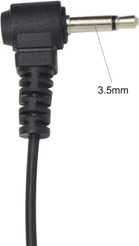 Vista 3 de Auricular de 0.138 in solo escucha, gancho de goma suave en forma de D, auricular de 1 pin para radios bidireccionales, micrófonos de altavoz